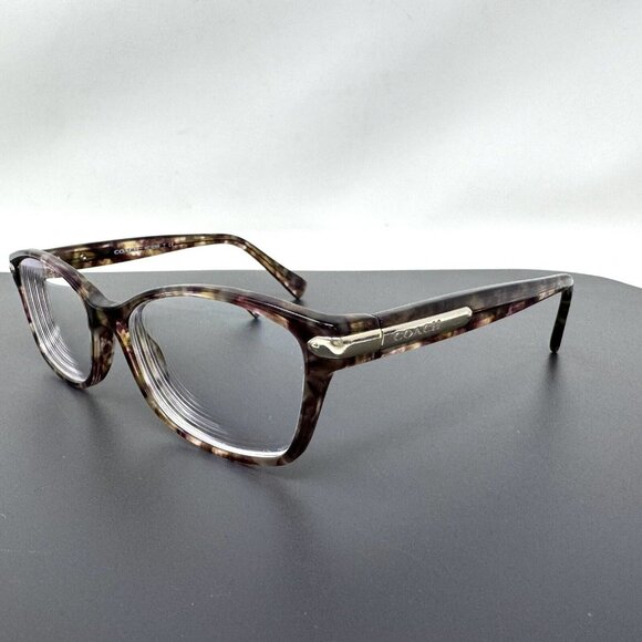 Coach Eyeglasses HC 6065 5287 Confetti Light Brown Frames 51 [] 17 135 - Picture 1 of 11